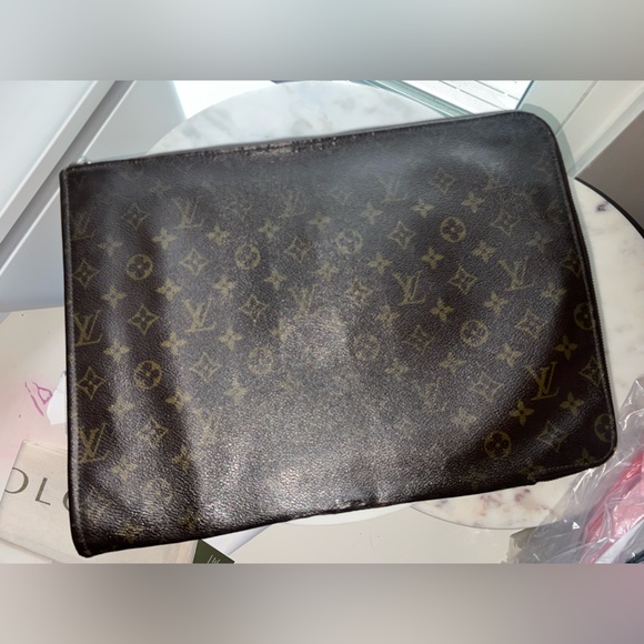 PROJECT PIECE Vintage Louis Vuitton Document Bag - Dark Brown Monogram - Picture 11 of 16